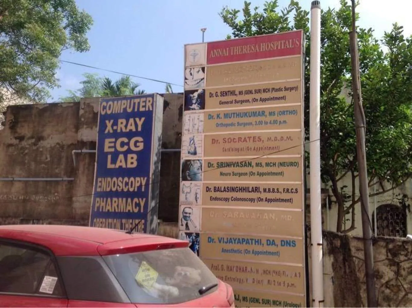 Doctor Directory Board