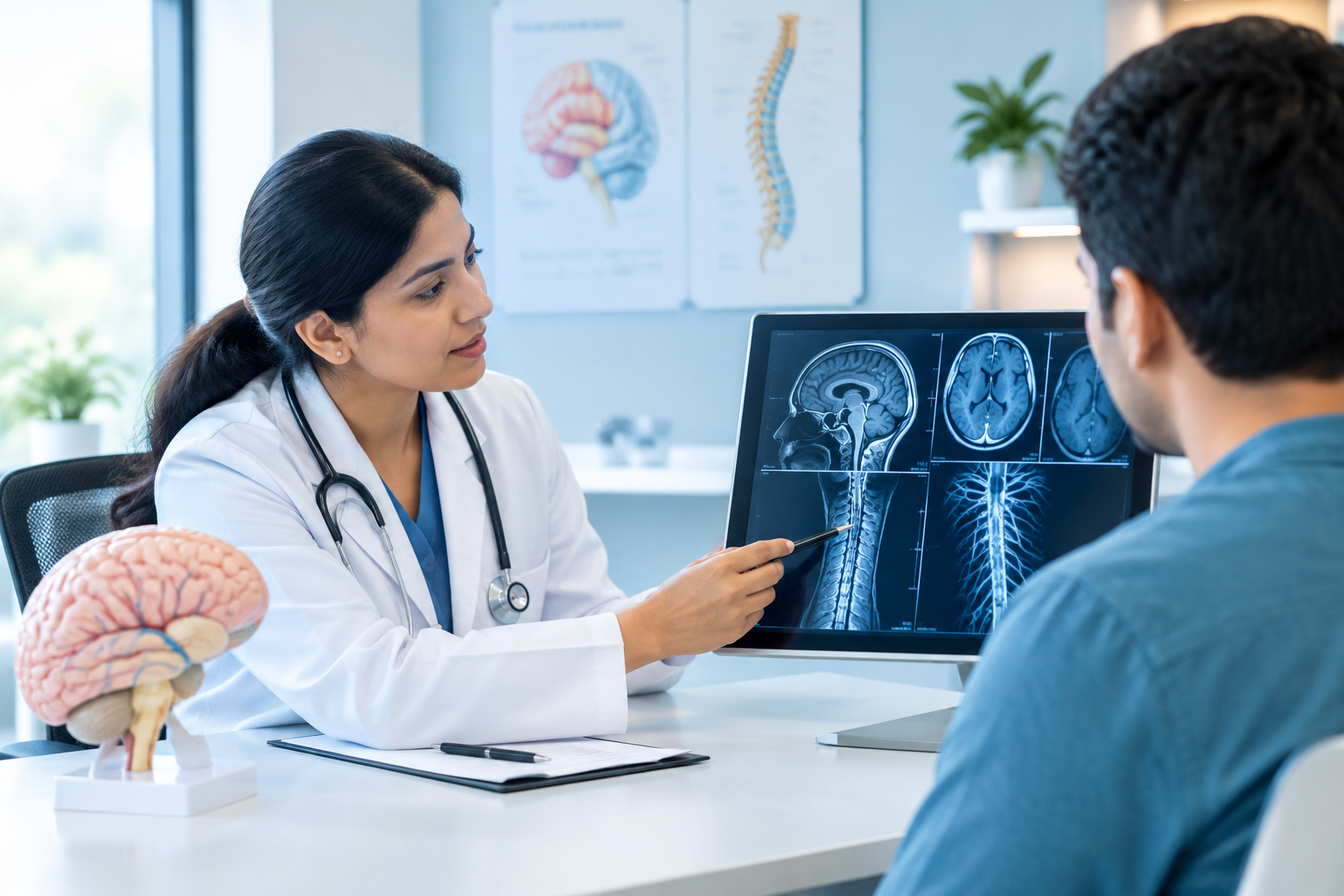 Neurology department for brain spine and nerve care